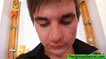 Preview 1 of Spanner Studio - Nylon pantyhose girlfriends humping through nylon panty-hose