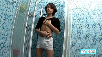 Preview 1 of Xxnecom 18 - Hunk Cedric Drills Himself By Using Huge Dildo In The Shower!