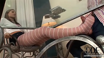 Preview 1 of Anemial And Sexy And Girl - Sweet Satin Feet