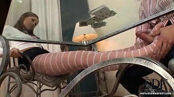 Preview 4 of Anemial And Sexy And Girl - Sweet Satin Feet