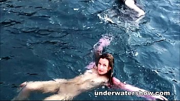 Preview 1 of Minar New Song - Three girls swimming nude in the sea