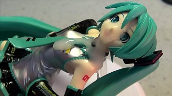Preview 4 of Foul Movie Xxx - Hatsune Miku Figure Bukkake sof