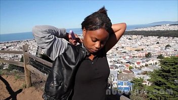 Preview 4 of Stepson Shares Bed Stepson - Nude in San Francisco 18yearold black girl masturbates in park