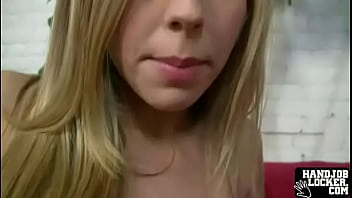 Preview 1 of Cot Me Kala Lan - Blonde slut handjob