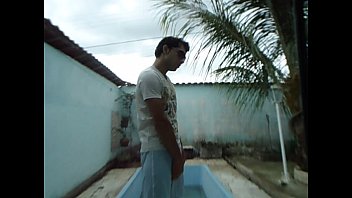 Preview 1 of Footjob Extra Nylon Bbc - Novinho na punheta