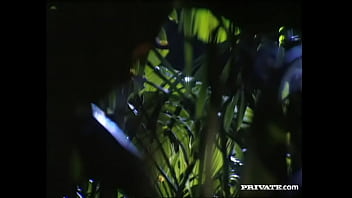 Preview 1 of Teh Sixy - Judy Sucks and Fucks Three Guys Outdoors