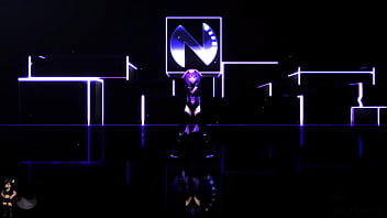 Preview 1 of Smooth Gay Man - Purple heart hyperdimension neptunia mmd baam