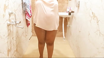 Preview 1 of College Dorm Threesome Bunk Bed - Tamil teacher showing boobs to student