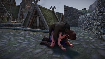 Preview 4 of Big Annus - SKYRIM DARKEST DESIRES - 3D ROLEPLAY SEX - YSOLDA PART 1