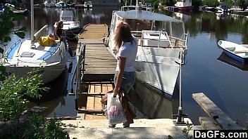 Preview 3 of Flashing Booty In Public - Dagfs - Hot Teens Discovering Lesbian Sex Outdoors