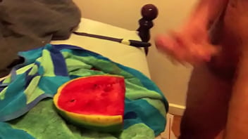 Preview 3 of Penelope Cruz Xnxx - WANKERMELON (A fruity watermelon adventure)