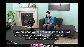 Preview 2 of Sex Sreb - Love Creampie Young amateur with huge tits gets messy casting creampie