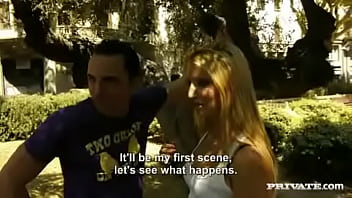 Preview 2 of Wife Agrees To Strip Outdoors5 - Miss Nikky Has Her Casting Couch Fuck Scene