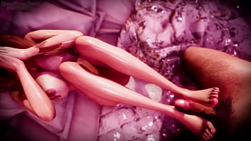 Preview 4 of Sis Tak Bth Bro Xxxn - 3D Animation Footjob - [RealGoodStuff Production]