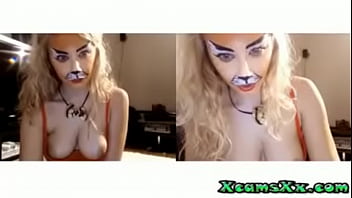 Preview 4 of Search Saliva Dance - Blondel Trinity Cat on  Webcam