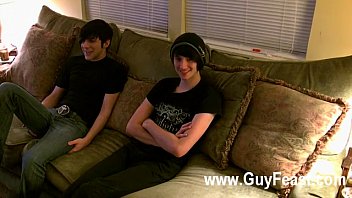 Preview 1 of Chainach - Gay sex He&#039_s obviously pretty nervous so they start off doing plenty