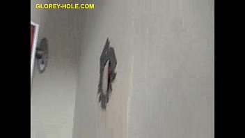 Preview 3 of Jav Nude Porn Azgin Amcik - Brunette Sucking Two Cocks at GloryHole
