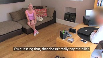 Preview 1 of Mom Hidden Mastrubating - FakeAgentUK Creampie casting for blonde British chick