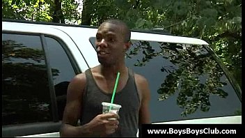 Preview 1 of Cock Make Teen Squirt - Big muscled black gay boys humiliate white twinks hardcore 07