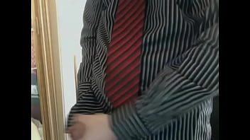 Preview 2 of Double Patneer - Well dressed nerd jerking off