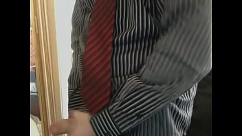 Preview 1 of Double Patneer - Well dressed nerd jerking off