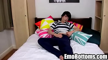 Preview 1 of Johnny Sins Driver - Emo twink Skye Delany stroking his stiff scholong