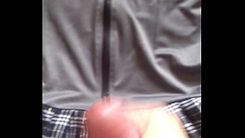 Preview 1 of Mom Makes Son Man - My HUGE cumshot on ex-gf&#039_s sexy outfit
