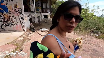 Preview 2 of Onsen Rape - SEX HOT ON THE FOREST POV BLOWJOB AND DOGGYSTYLE - SHEILA ORTEGA