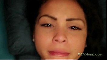 Preview 4 of Vittoria Arisi - Brunette babe gets facial cumshot in POV