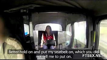 Preview 1 of Indonesia Fucking - Brunette babe doesn&#039_t want to pay the taxi driver