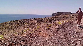 Preview 4 of Trike Patrol Paula - Couple is hiking naked near the coast