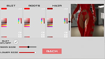 Preview 3 of Three Girl Sex With One Boy - 3D Metal Bondage Fetish Game