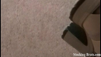 Preview 1 of Mom And Grandma Having Porn - Stockings make Renee and Monica horny