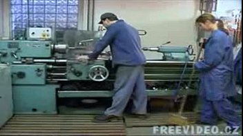Preview 1 of Baru Gede - Busty Czech Girl Fucked On Lathe