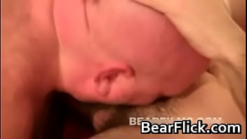 Preview 2 of Fat Smalls Tube - Hairy gay bear blowjob sex by BearFlick gay sex