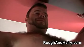 Preview 1 of Lucy Lee Privatecom Extrem - Hairy gay dudes have great time sucking gay porno
