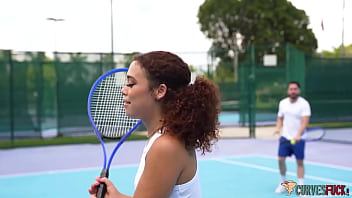 Preview 1 of Boxing Floor - Perky Teen Willow Ryder Loves to Show off Her Ass During Tennis Training
