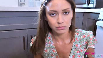 Preview 1 of Mom And Son Bed Room Cherng - Nasty Milf Cassie Del Isla Clumsy Stepson Fuck Her Hard