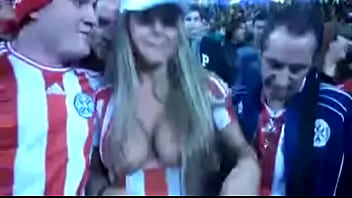 Preview 3 of Thick And Big Tits - Terrible puta y re tetona paraguaya en la cancha