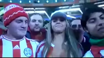 Preview 4 of Thick And Big Tits - Terrible puta y re tetona paraguaya en la cancha