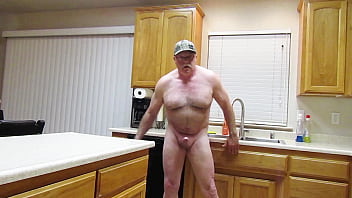 Preview 1 of Bbw Big Tita - Naked in the kitchen.