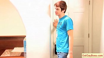 Preview 1 of Malaysian Hijab Ass - Gay boss has his worker suck his dick gay porno