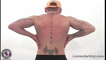Preview 2 of Two Ours - Tough looking gay dude gets naked gay porn