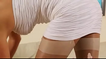 Preview 1 of Girl Put Up Boy - Beautiful boobs and sexy pants