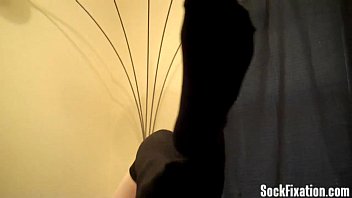Preview 2 of Play With Electrick Dildo - Silky girls sock fetish