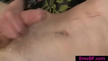 Preview 4 of Asa Akira And Johnny Sins - Hot gay emo teen jerking his firm cock gay sex