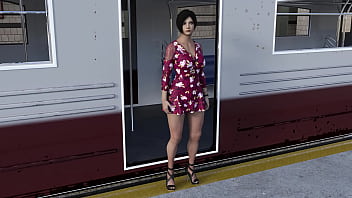 Preview 2 of Www Naina Kishore Sexvideo - Ada gets stripped by the subway