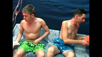 Preview 1 of Nikki Pure - Horny bareback gay dudes suck hard cock gay video