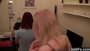 Preview 1 of Horny 4k - Dagfs - Hot Lesbian Party Turns Into Pussy Lickfest
