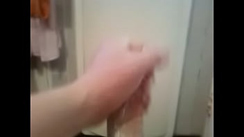 Preview 1 of Black Girl Likes White - Stroking my cock and then Cum shot
